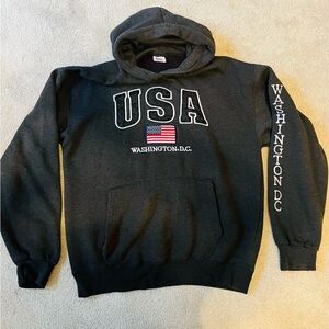Black USA Washington D.C. Hoodie